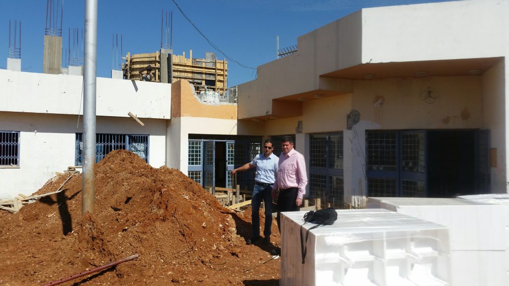 החלו העבודות לבניית קומת פעילות נוספת בסניף בני עקיבא גב"
