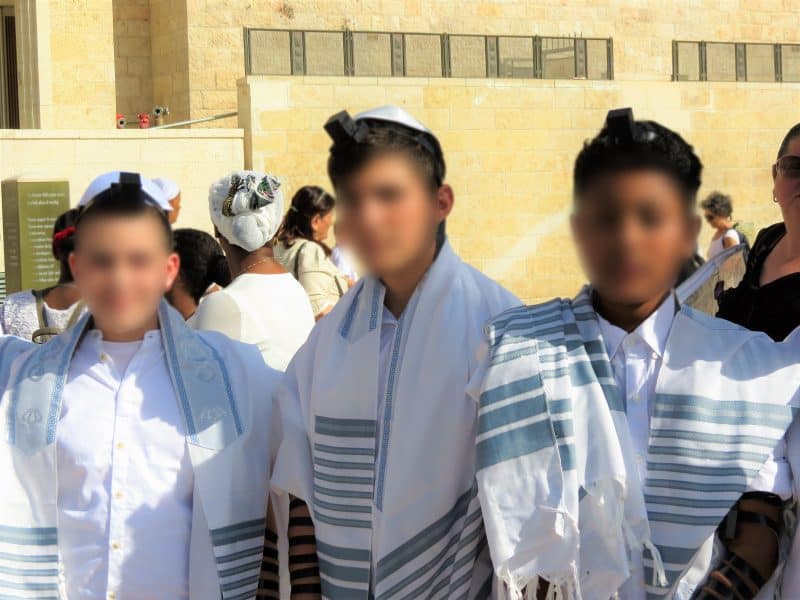 בר מצווה בכותל לילדים ממשפחות קשות יום