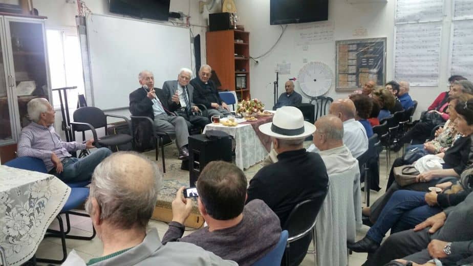 יושב ראש הכנסת לשעבר שלמה הלל הרצה באור יהודה