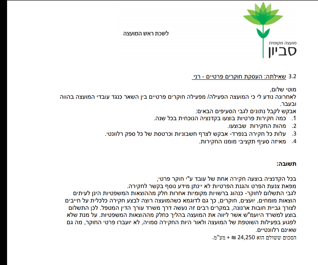 מעקב עובדים בסביון