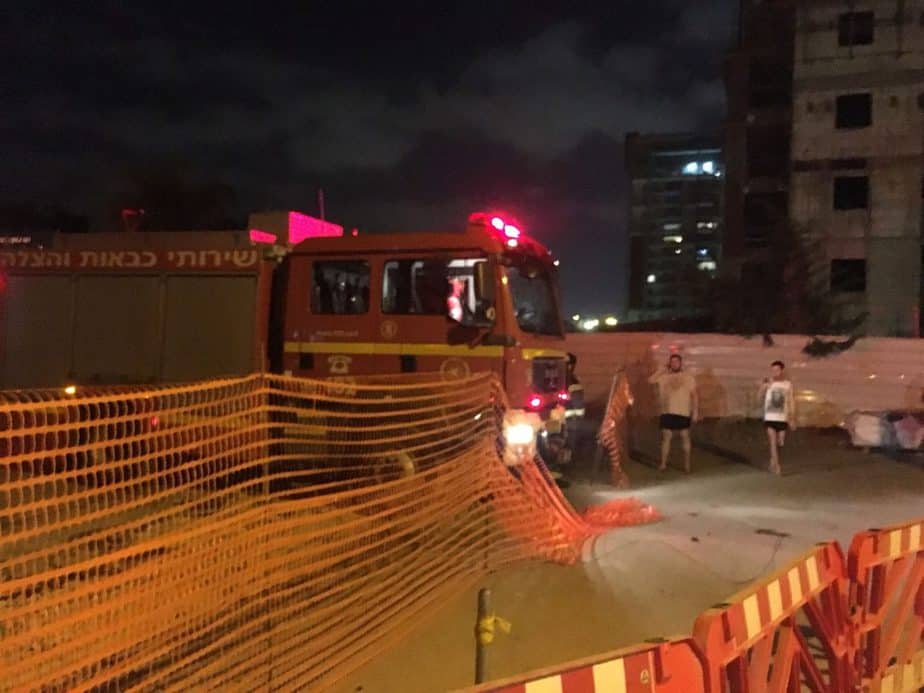 שריפה רחוב התמר במונוסון