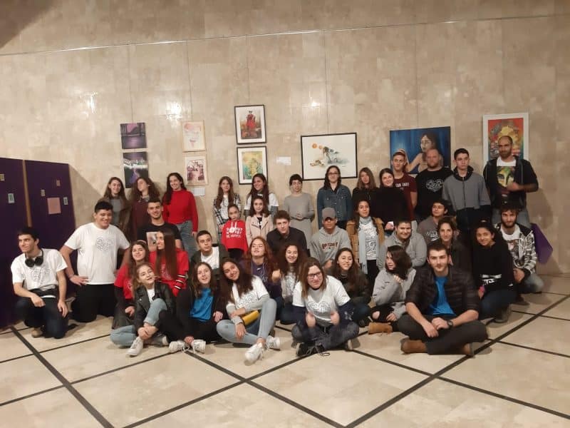 נוער יהוד-מונוסון מציג: תערוכת "רק תבחר מילה טובה"