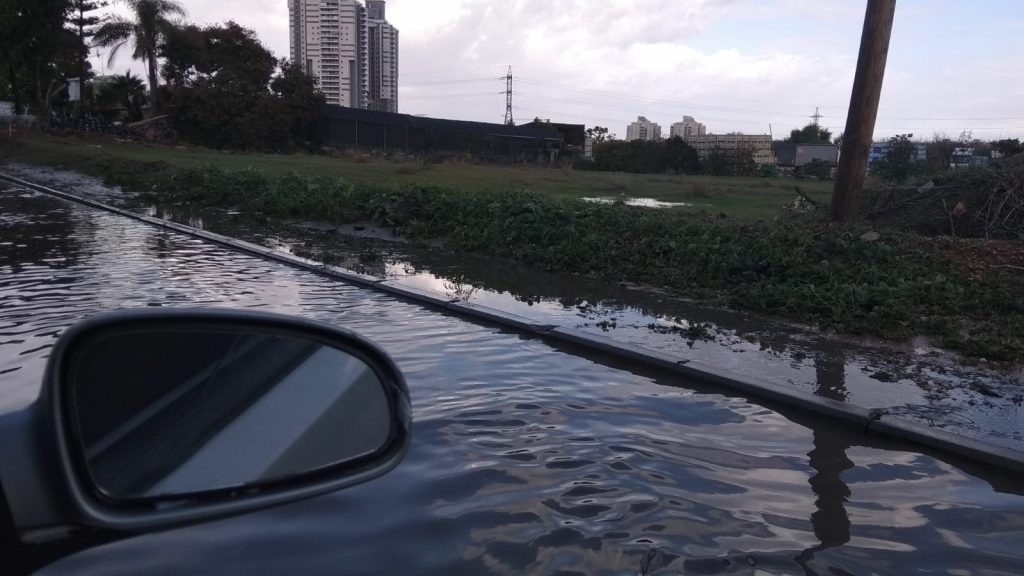 תשתיות הניקוז נפגעו
