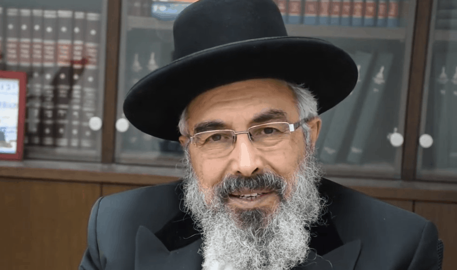 הרב הראשי של קריית אונו. צילום אונו ניוז