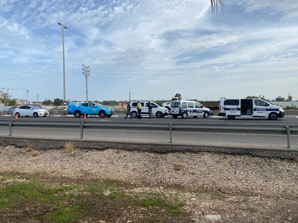 תאונה בצומת סביון. צילום: אונו ניוז