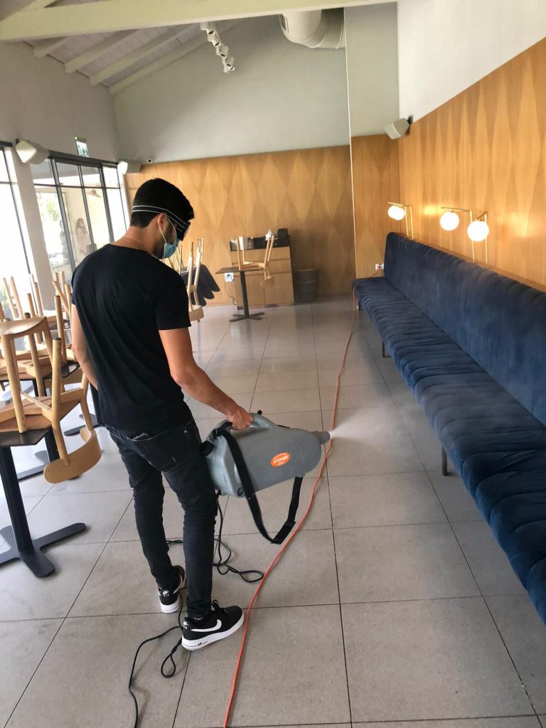 עבר טיהור וניקוי יסודי. בית קפה ביתא בסביון. צילום: הנהלת בית הקפה
