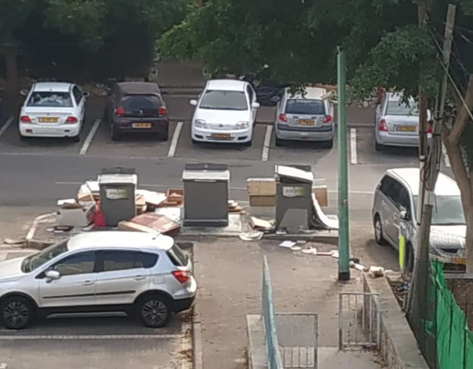זיהום סביבתי נוף סביון (צילום פרטי)