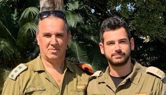 אילן וגיא ארנון (צילום דובר צה"ל)