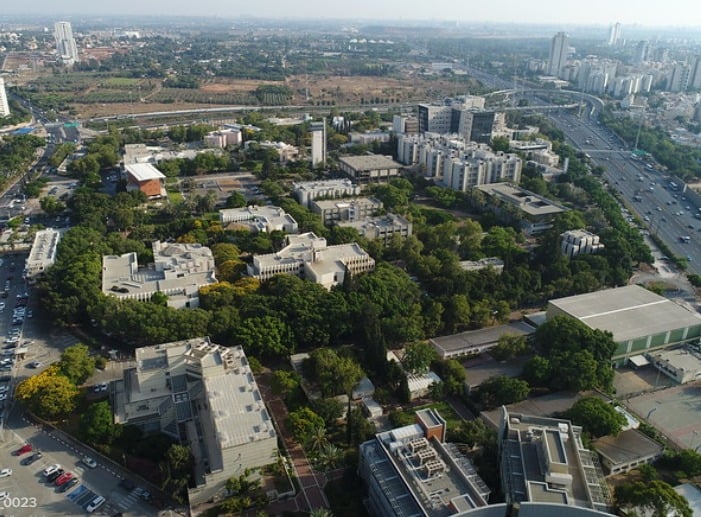 מתחם אוניברסיטת בר אילן. צילום: דוברות אוניברסיטת בר אילן