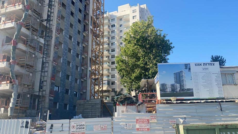 פרויקט צמרות אונו בקריית אונו. צילום: אונו NEWS