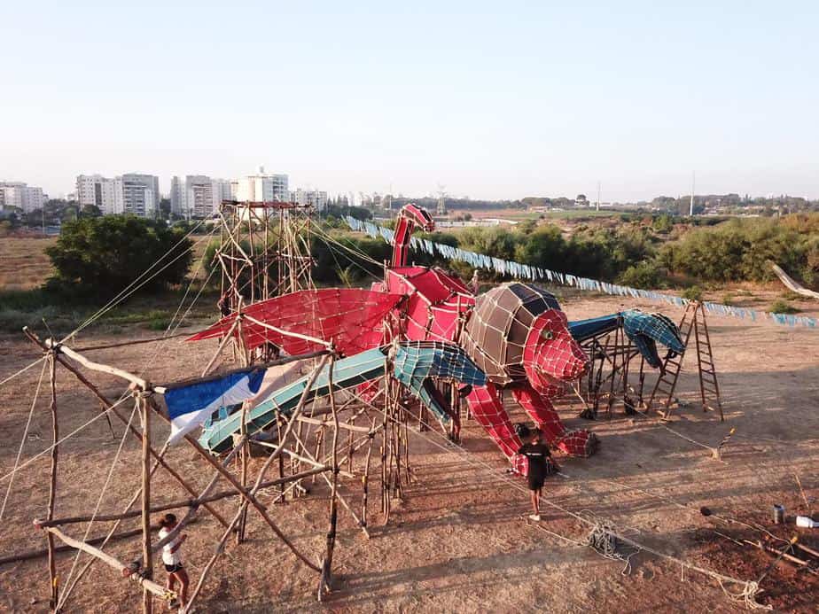התורן של שבט יהודה. צילום: יוסי מויאל וניסים יצחק