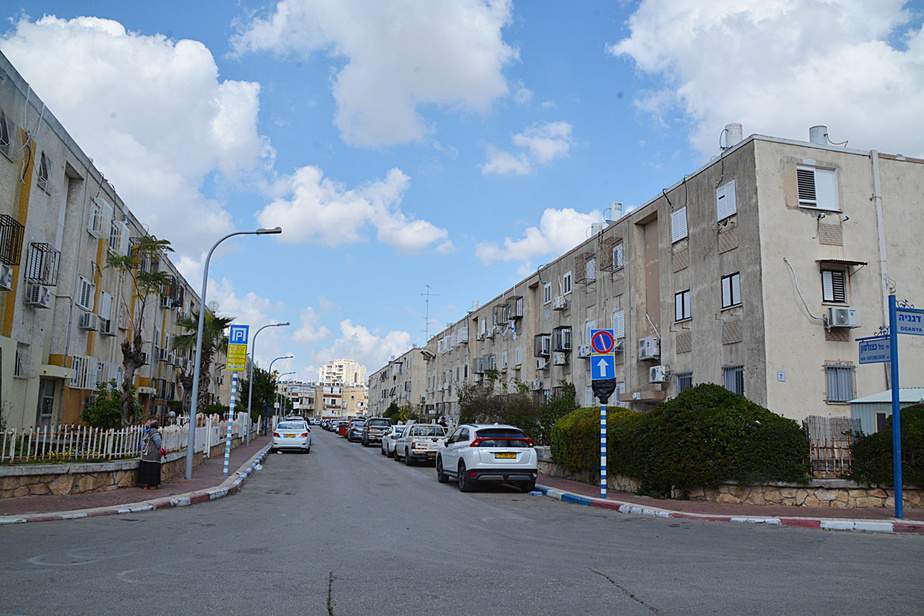 מבנים ישנים באחת מהשכונות הדרומיות באור יהודה בקרבת נתב"ג. צילום: דוברות עיריית אור יהודה