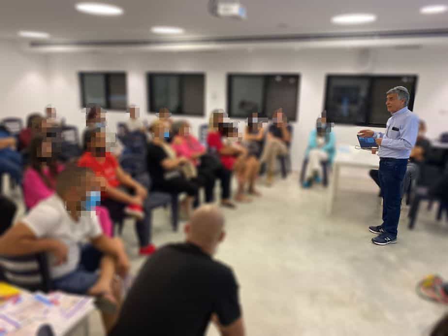 כנס דיירי הדיור הציבורי בשכונות הדרומיות באור יהודה. צילום: עמידר