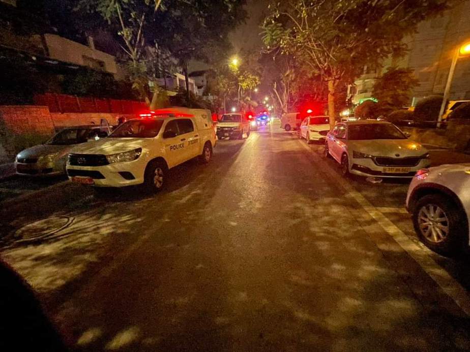 זירת האירוע באור יהודה. צילום: יוסי ששון