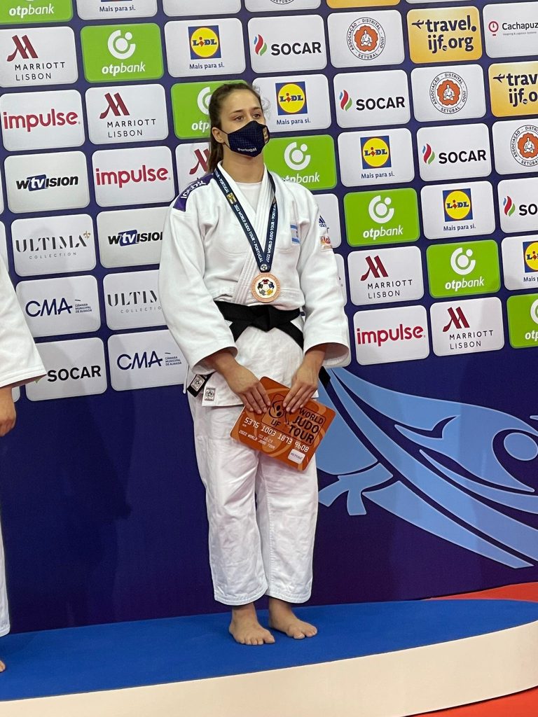 ענבר לניר בגרנד פרי פורטוגל . צילום: איגוד הג'ודו
