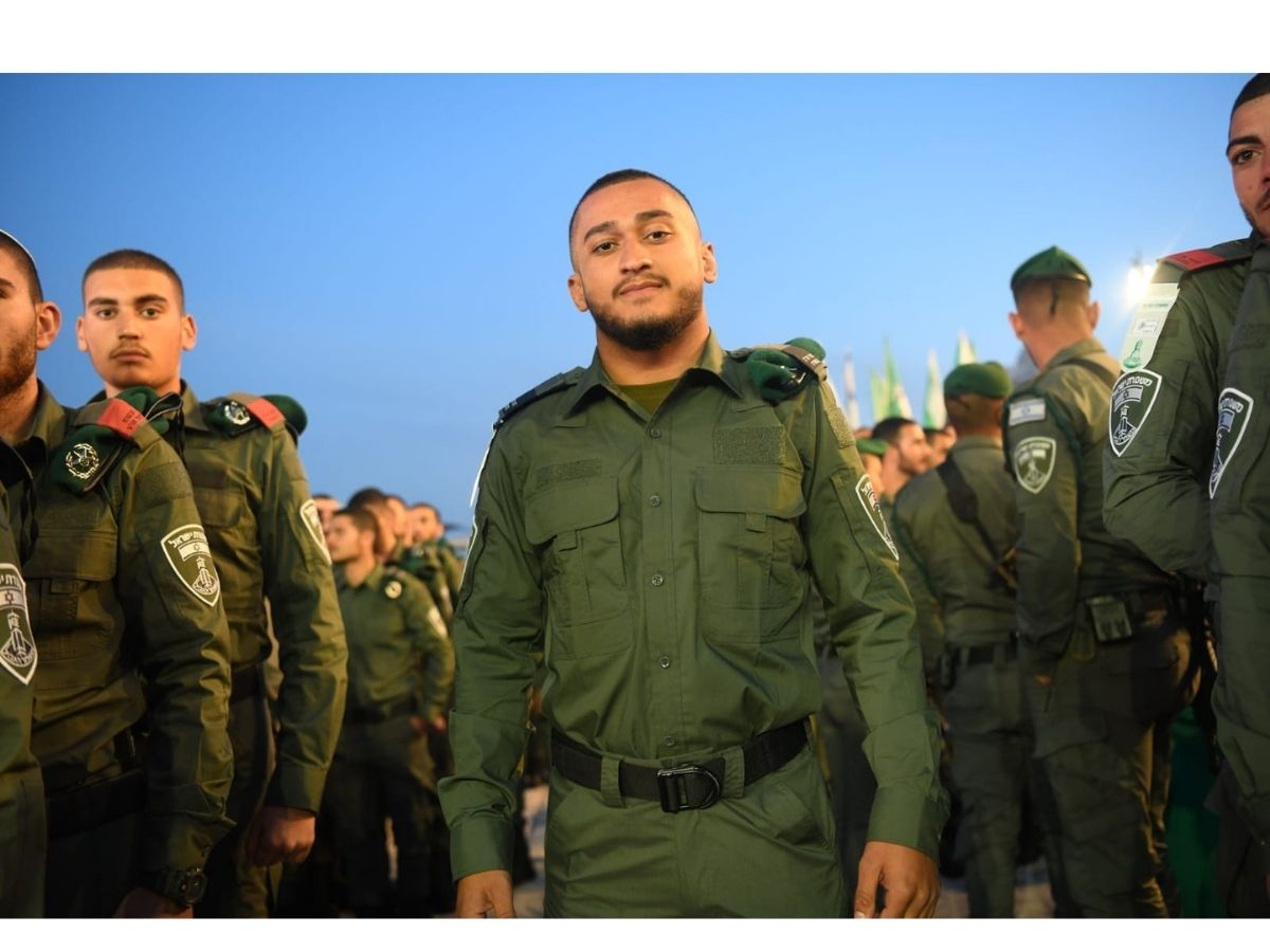 ג'לל תושב יהוד. צילום: דוברות משמר הגבול