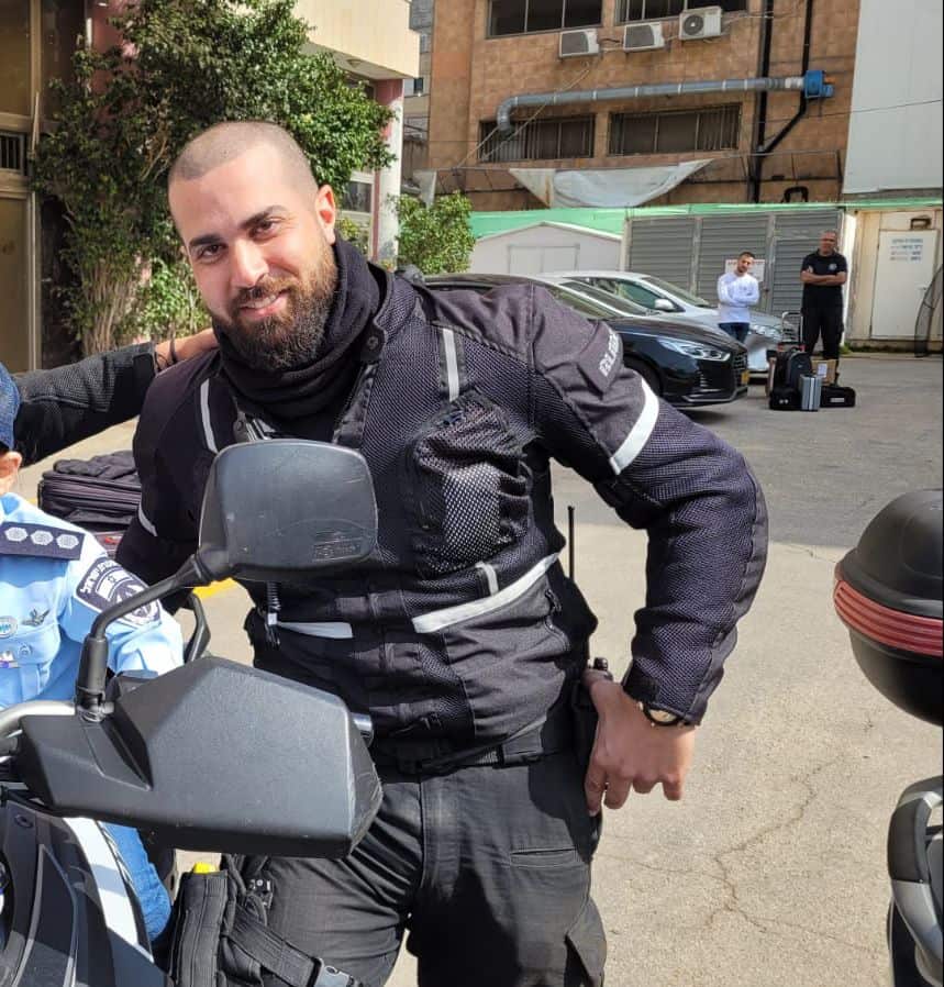 שני ישר עם אמיר חורי ז"ל. צילום פרטי