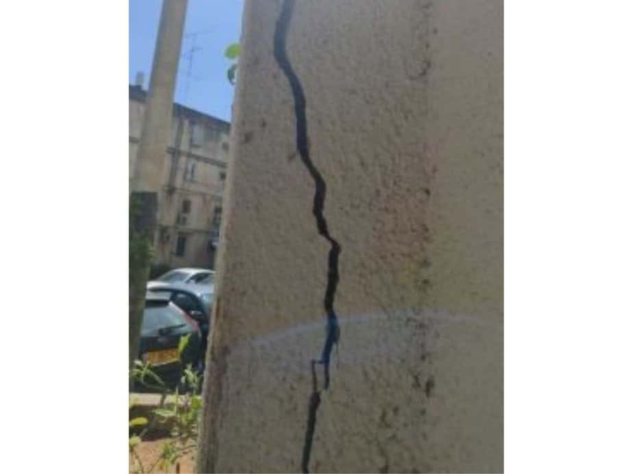 בניין במתחם ביאקובסקי-קדושי מצרים-הרצל ביהוד. צילום: באדיבות התושבים
