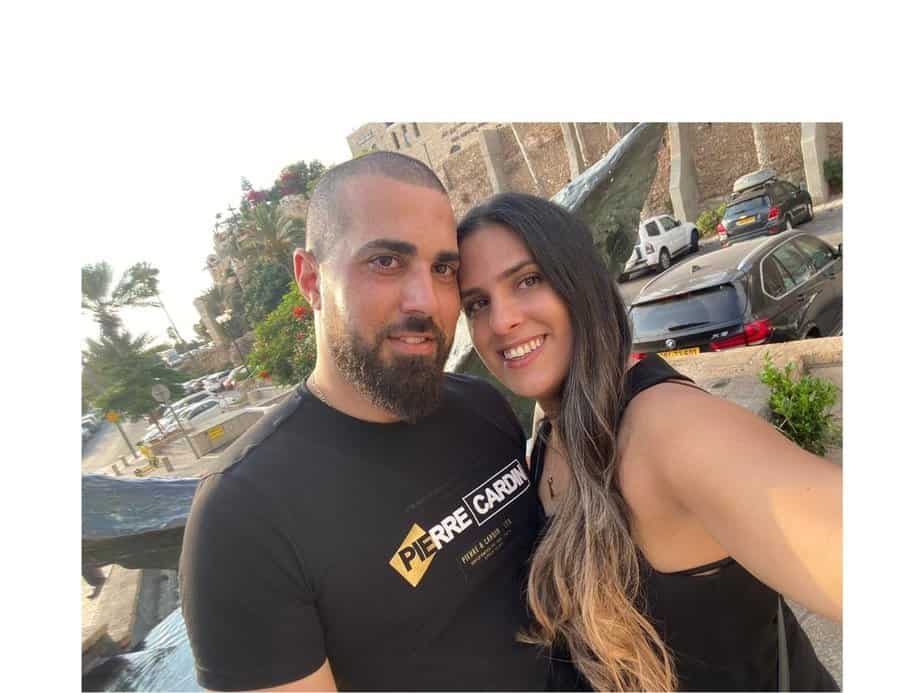 שני ישר עם אמיר חורי ז"ל. צילום פרטי
