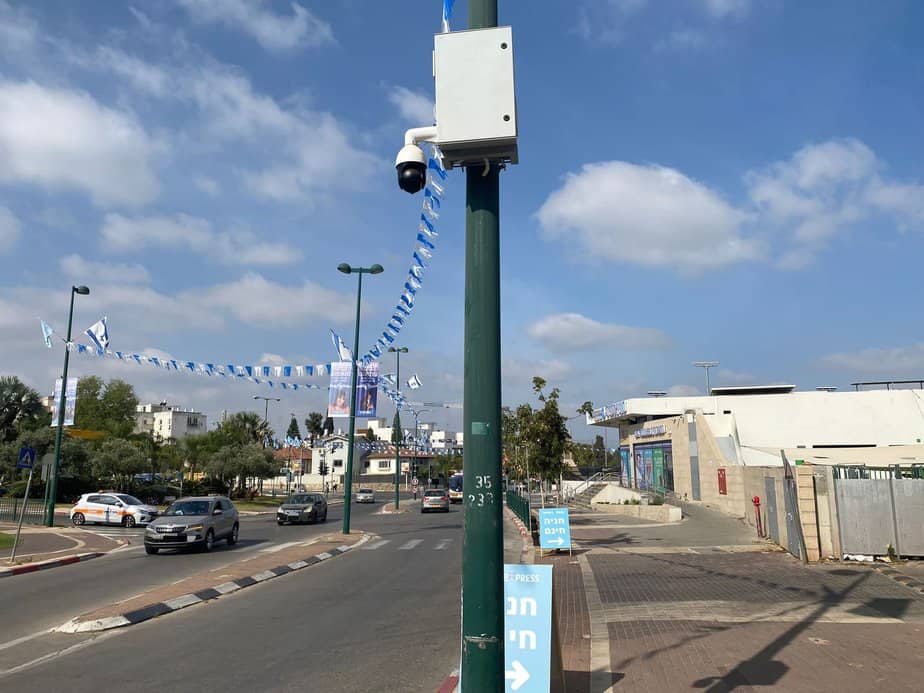 מצלמות אכיפת חנייה בקריית אונו. צילום: אונו ניוז