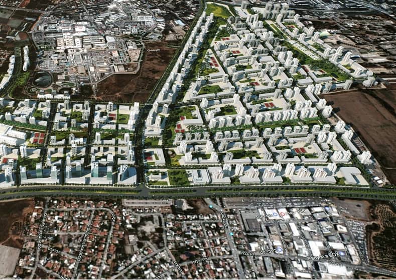 דוברות אור יהודה. הדמיה: חברת קשת מכ ניהול פרויקטים ואדריכלים קולקר-קולקר-אפשטיין