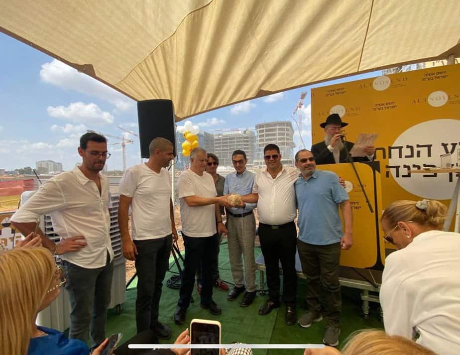 טקס הנחת אבן הפינה בפרויקט שאפתני של חברות אלטנוילנד וזימס אסיה ישראל