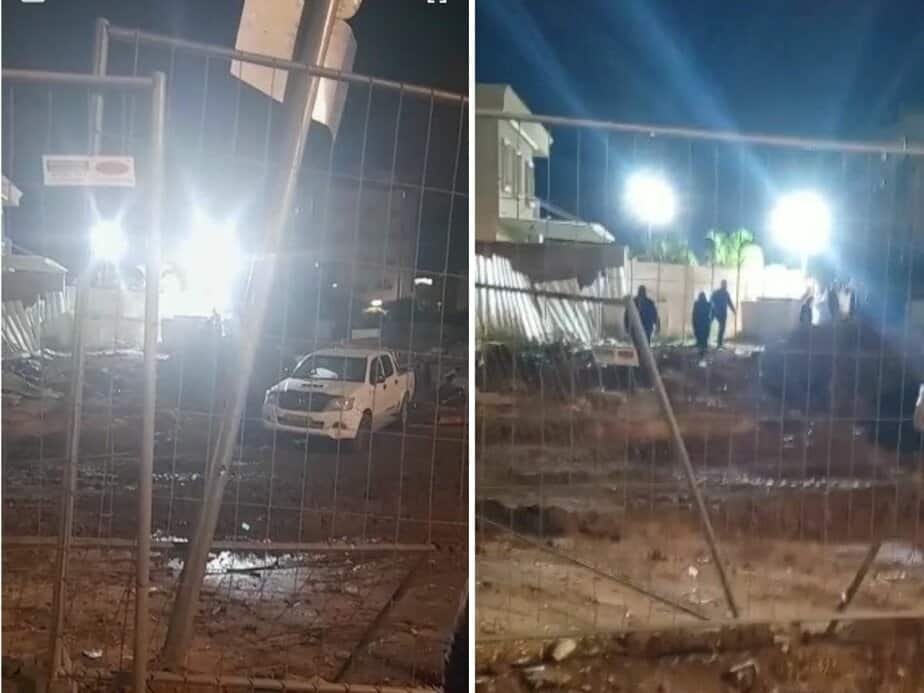 12 שעות ללא מים  בעקבות פיצוץ צינור מים ראשי באור יהודה. צילום פרטי