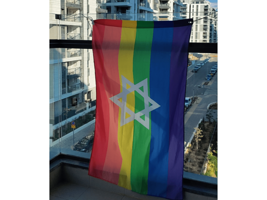 גאווה בסלון בית בפארק אור יהודה. צילום: פרטי