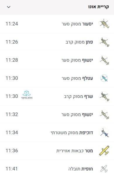 מטס יום העצמאות 2023 בקריית אונו. צילום מסך חיל האוויר