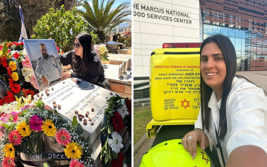 שני ישר חברתו של רס"ב אמיר חורי ז"ל. צילום פרטי