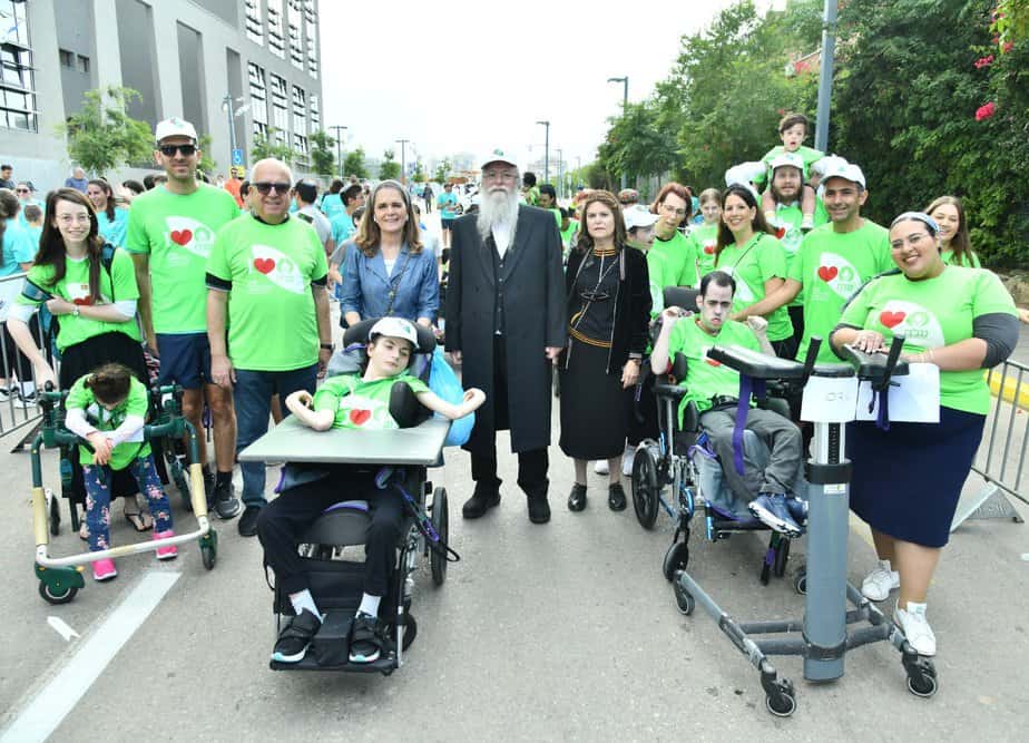 ילדי עמותת עלה השתתפו לראשונה במרוץ גבעת שמואל. צילום: ברוך הלוי