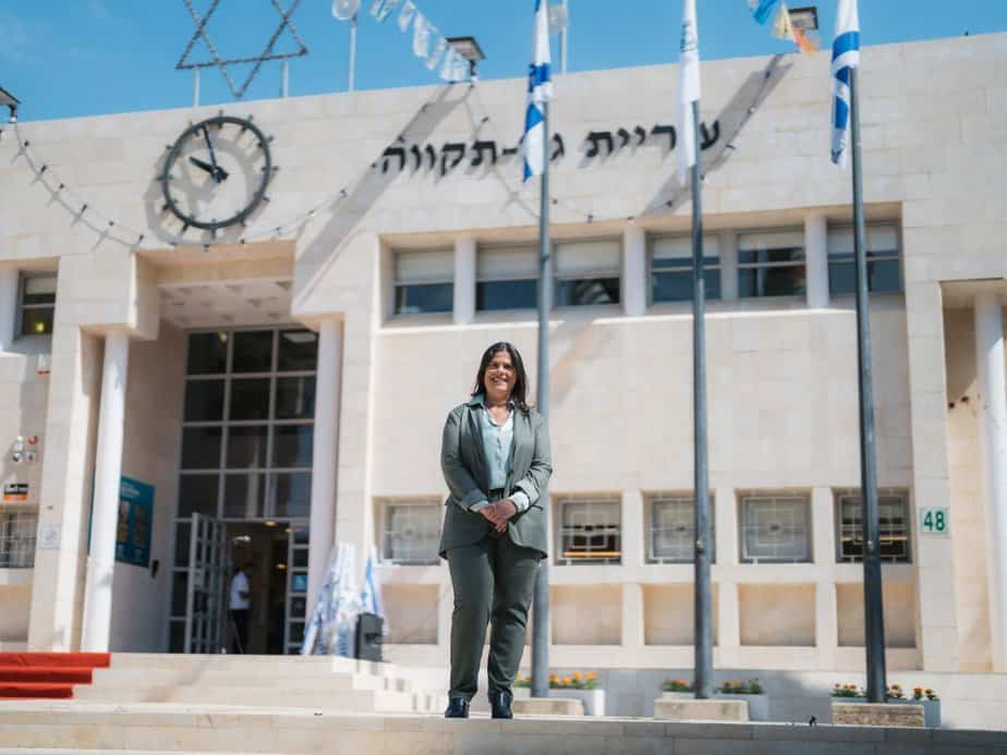 ליזי דלריצ'ה עיריית גני תקווה. צילום איתמר אריאלי
