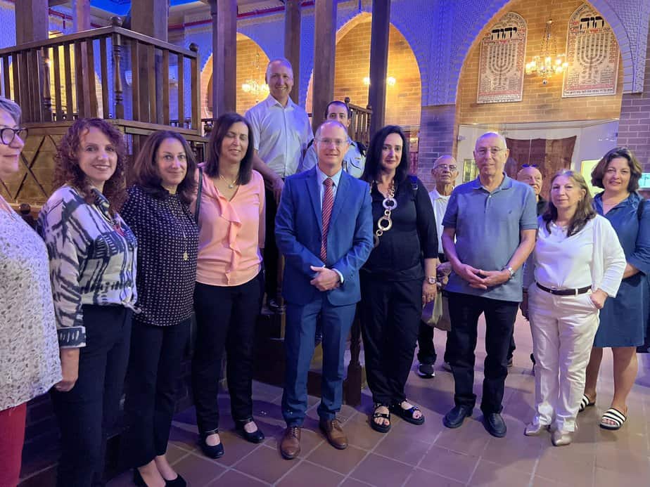 סיור של ועדת העלייה, הקליטה והתפוצות באור יהודה. צילום : דוברות ועדת  העלייה