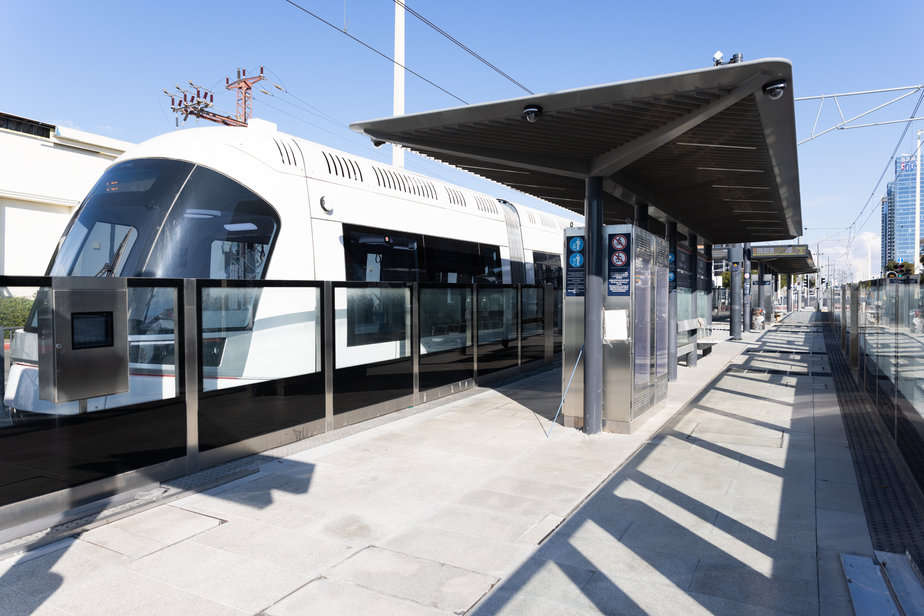 הרכבת הקלה. צילום: נת"ע