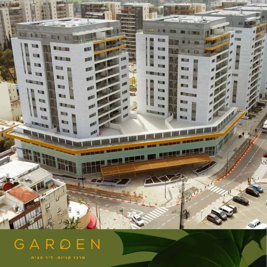 מתחם גארדן יהוד. צילום: חברת אאורה ישראל יזמות והשקעות