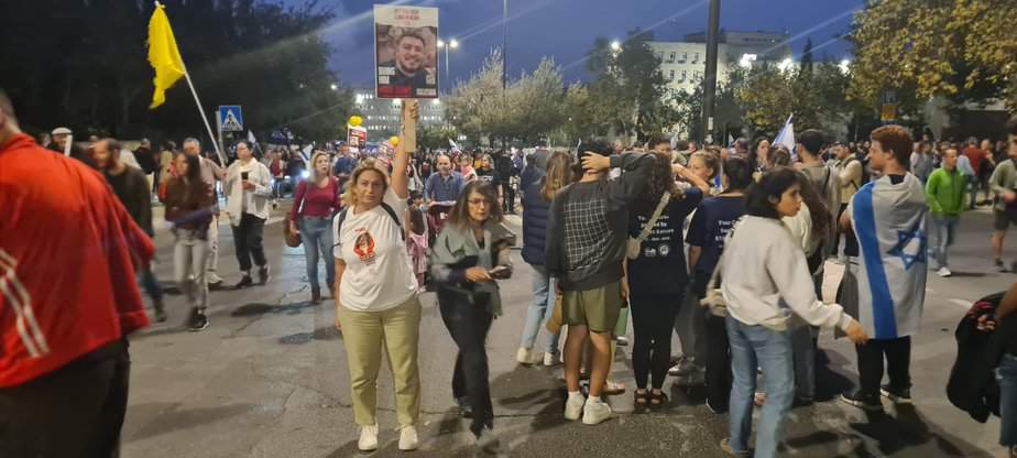 אורית מאיר אמא של אלמוג בצעדה לירושלים. צילום באדיבות המשפחה