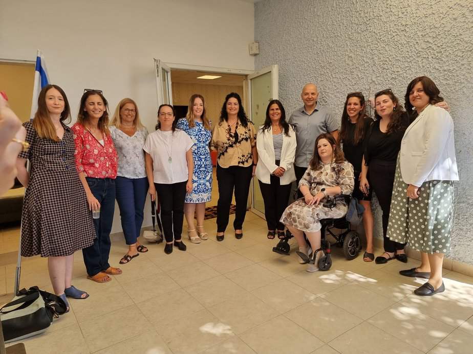 צוות מקימי הבית הירוק גני תקווה. צילום: דוברות עיריית גני תקווה