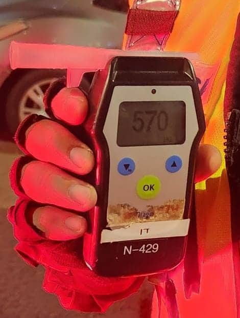 נהגים בבקעת אונו נתפסו נוהגים תחת השפעת אלכוהול. צילום: דוברות המשטרה