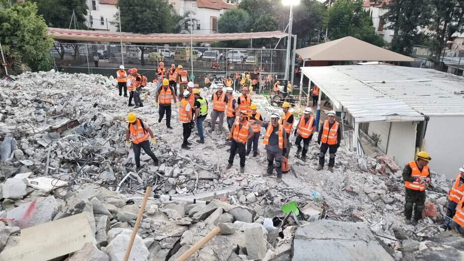 תרגיל פיקוד העורף בבקעת אונו. צילום: דובר צה"ל