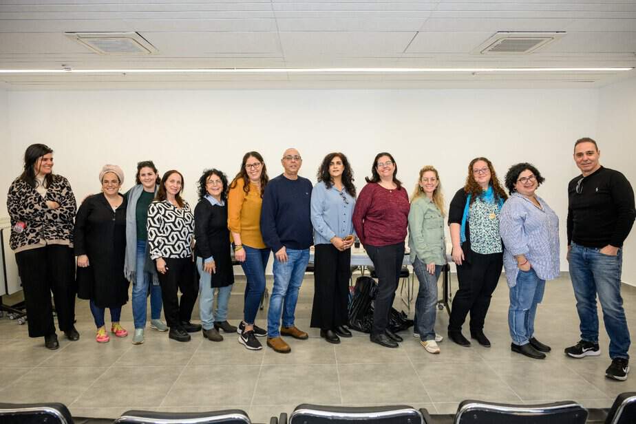 צוות אגף שירותים חברתיים. צילום עמי ארליך