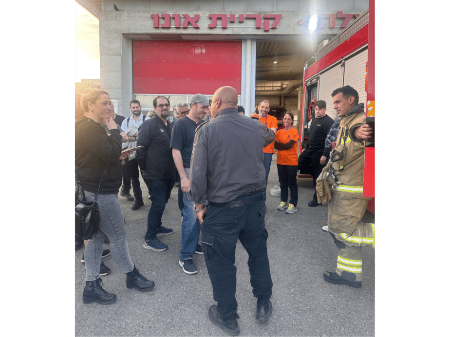 יחידת סער ויחידת הכוננות בקריית אונו בהשתלמות. צילום: דוברות עיריית קריית אונו