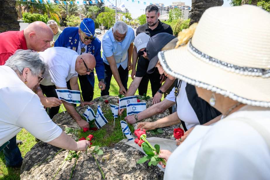 יהוד-מונוסון מציינת 80 שנה לניצחון על גרמניה הנאצית.  צילום – עמי ארליך
