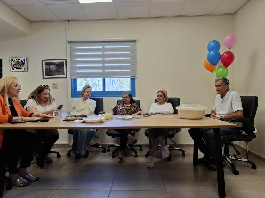 ירון אור, אביו של החטוף אבינתן, ציין יום הולדת בקריית אונו. צילום:  דוברות עיריית קריית אונו