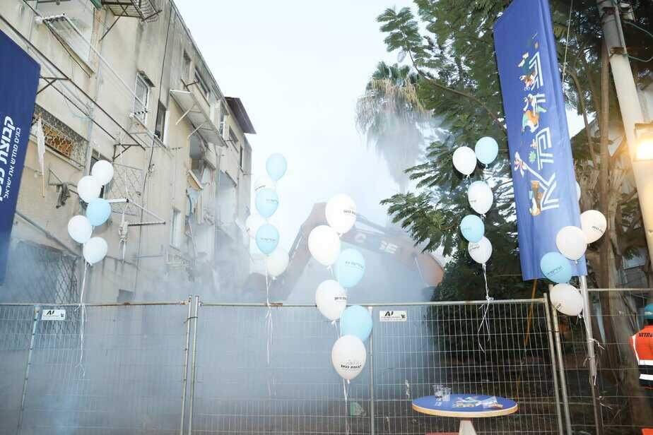 אירוע הריסה שלב ג פרויקט עלמא קבוצת כנען צילום שרה בן אפרים